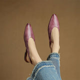 Lido Italian Leather Slingback Flat