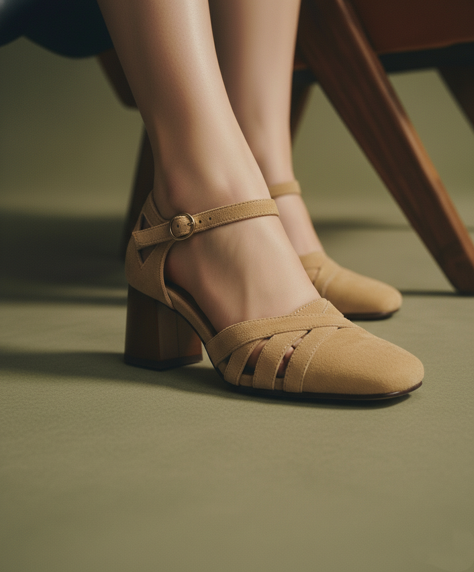 The Arden Suede Heel