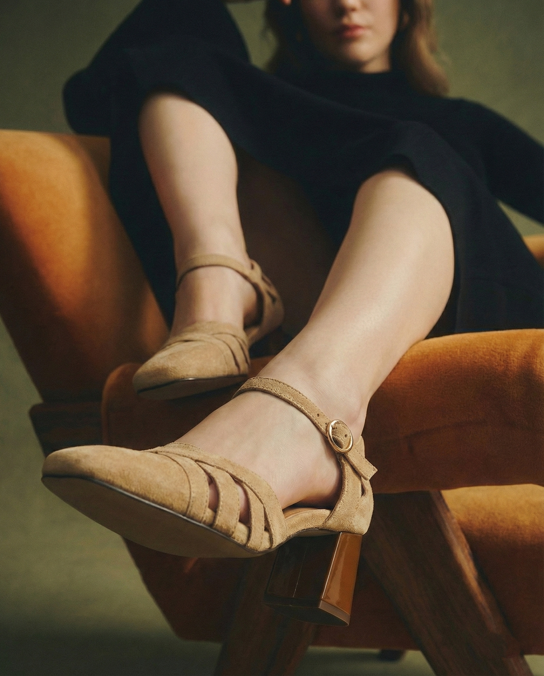 The Arden Suede Heel