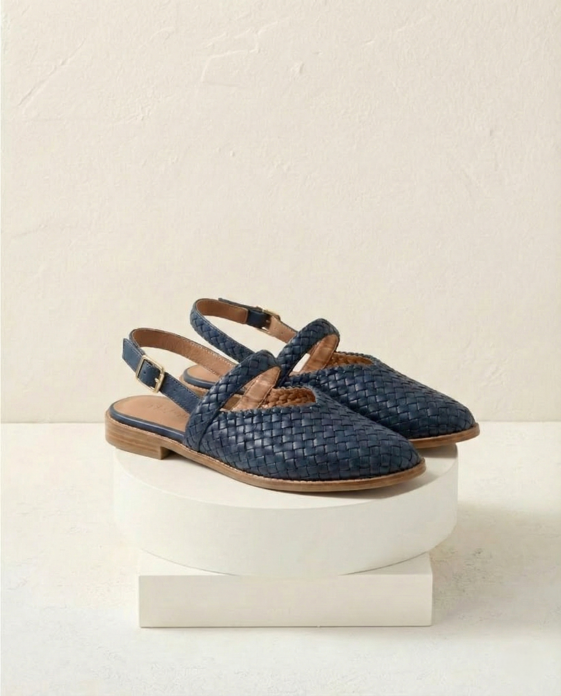 Italian Woven Leather Flats