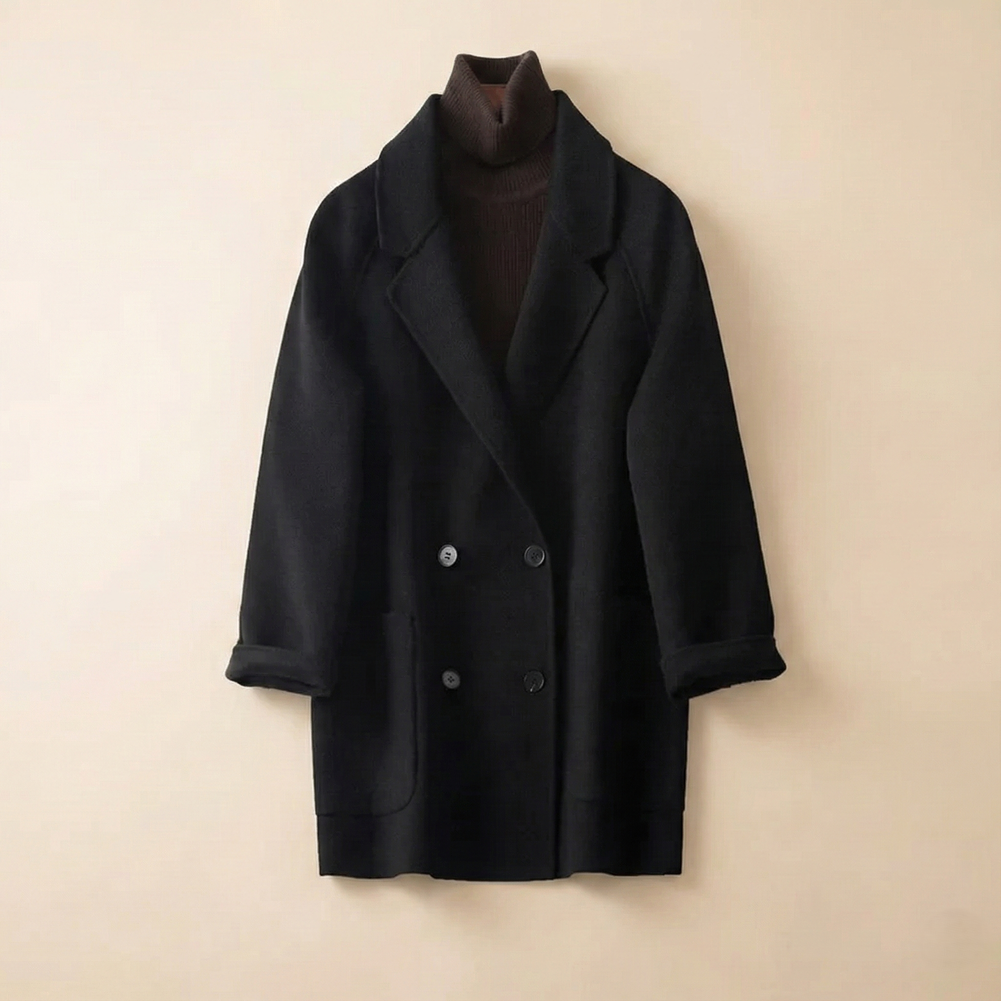 Amory Wool Herringbone Coat