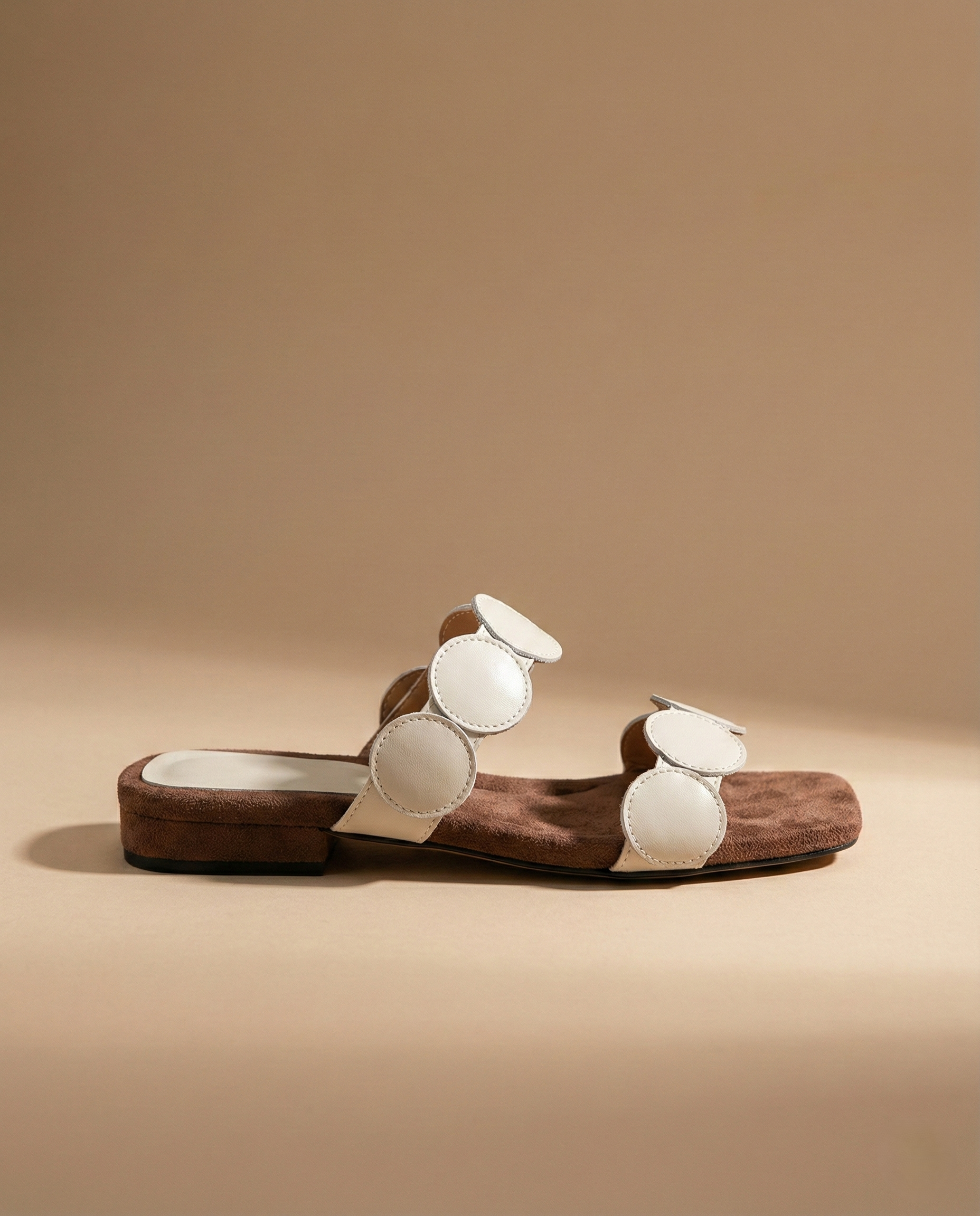 Aurelia Croc-Embossed Leather Mules