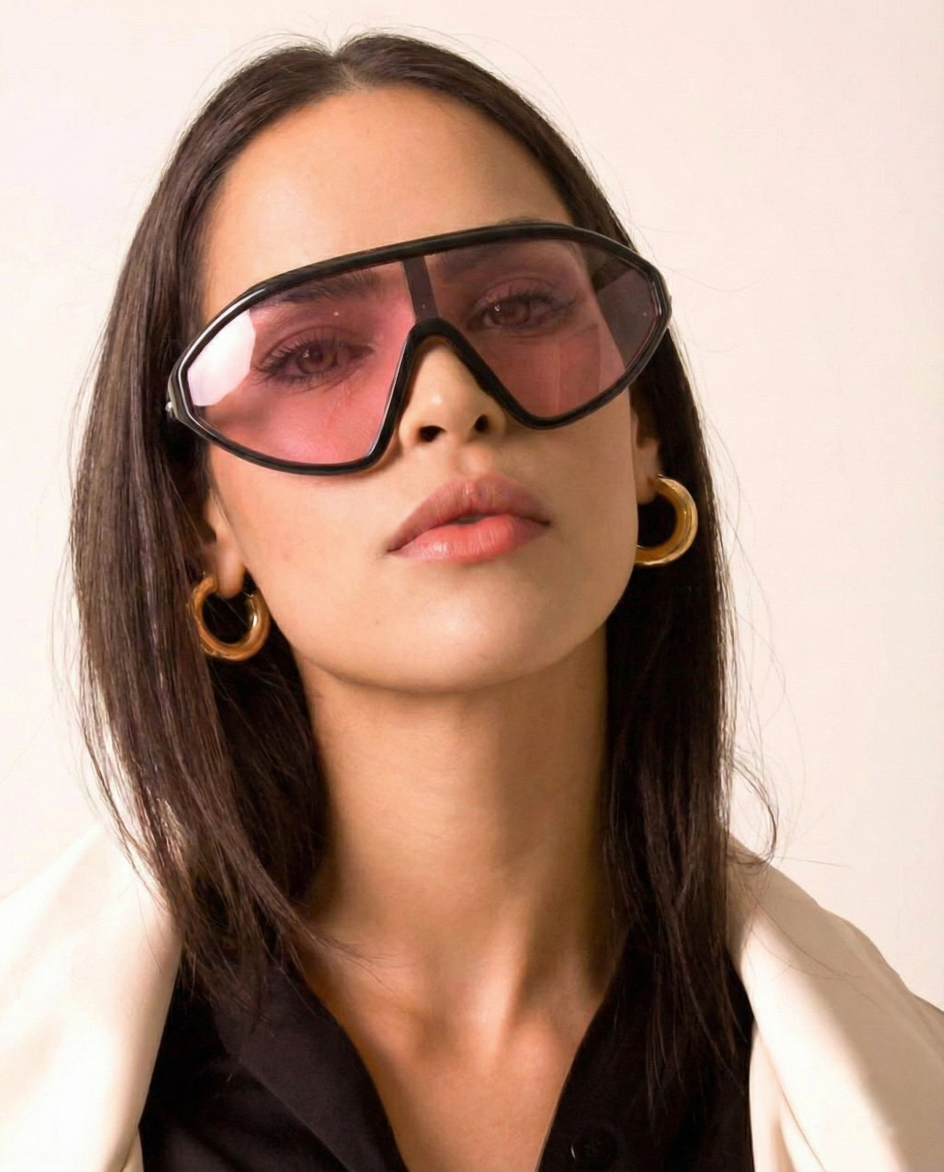 Natasha Linea Rossa Angled Sunglasses