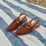 Italian Woven Leather Flats