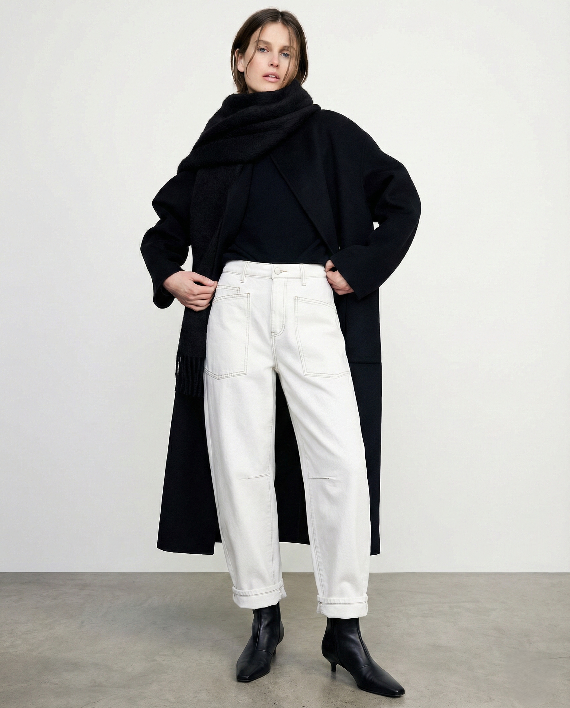 The Camden Structured Barrel Jean Denim