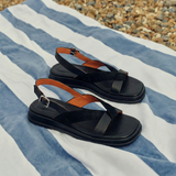 Valetta Cross-Strap Platform Sandal
