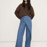 The Everyday Wide-Leg Pant In Cotton
