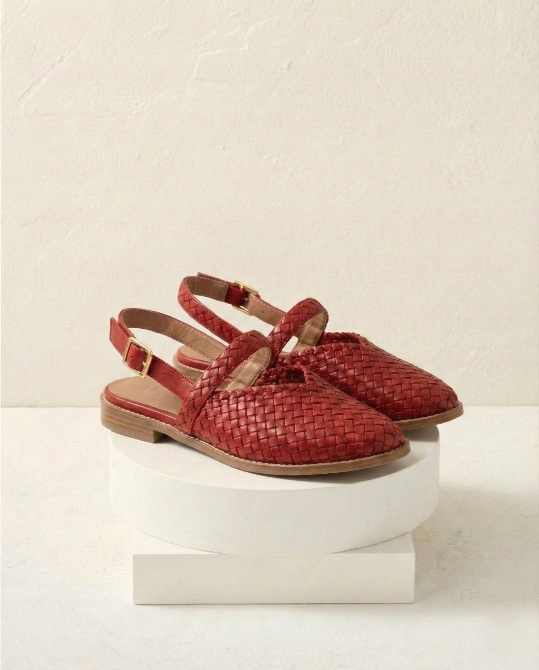 Italian Woven Leather Flats
