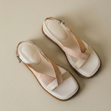 Valetta Cross-Strap Platform Sandal
