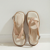 Valetta Cross-Strap Platform Sandal