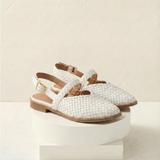 Italian Woven Leather Flats