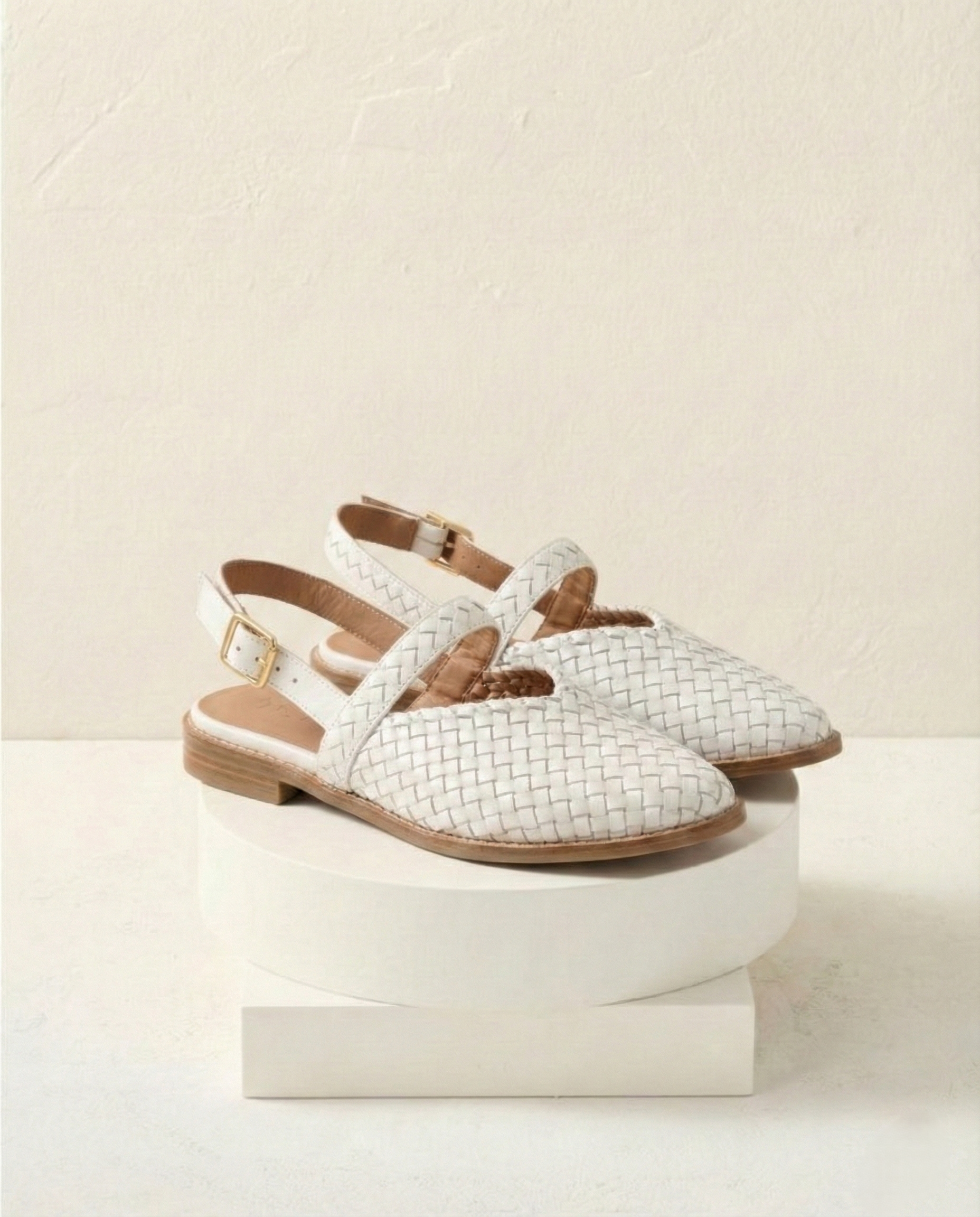 Italian Woven Leather Flats