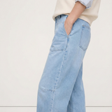 The Camden Structured Barrel Jean Denim