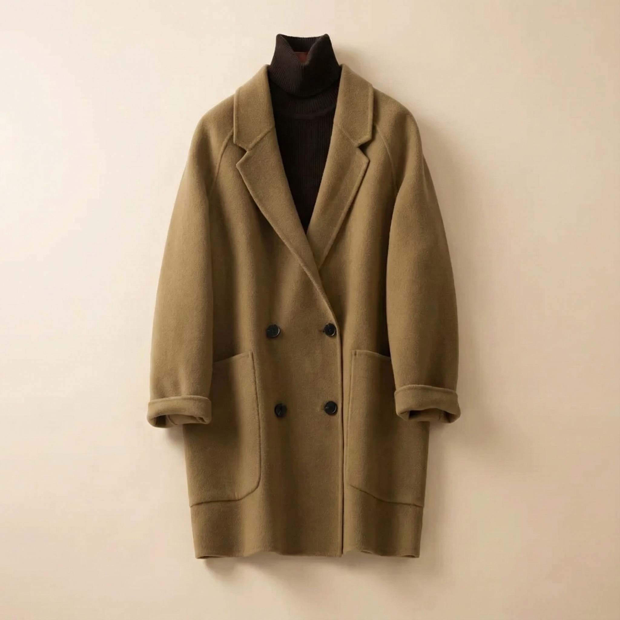 Amory Wool Herringbone Coat