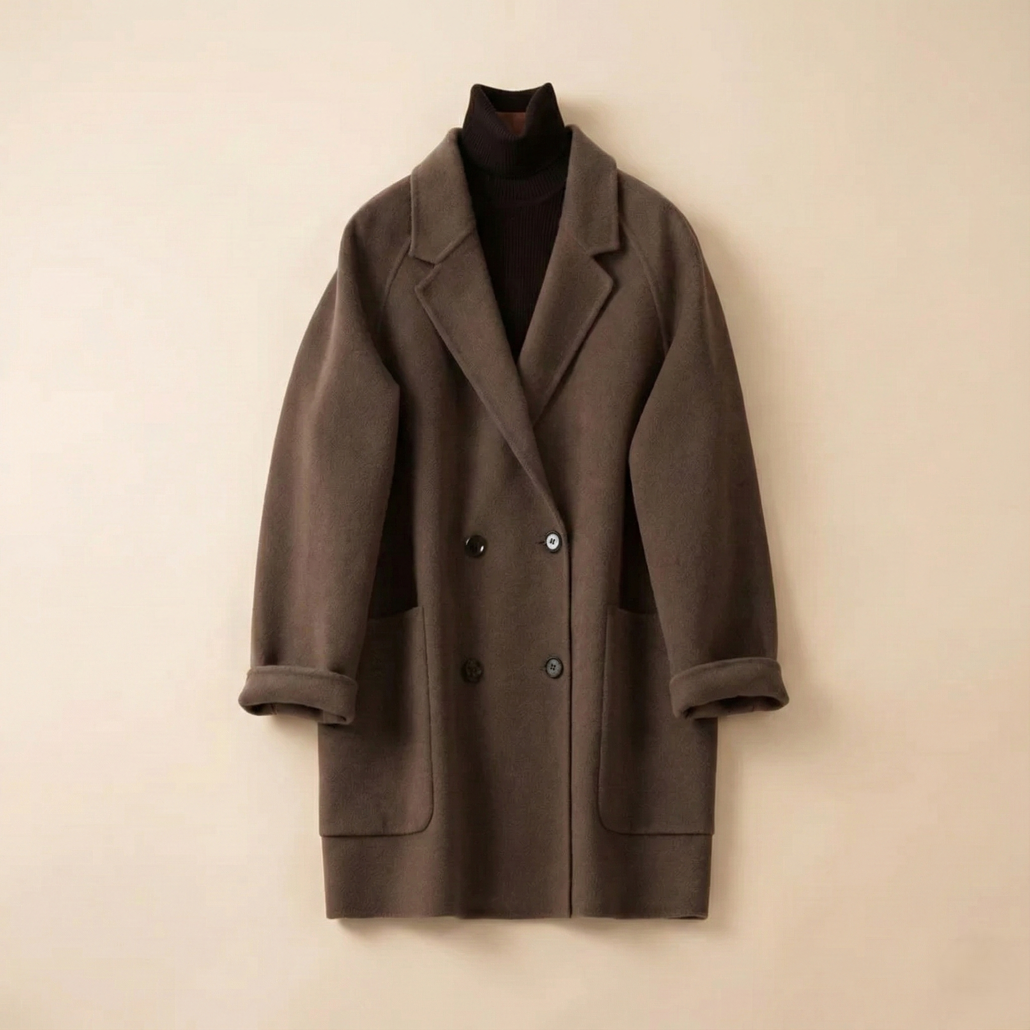 Amory Wool Herringbone Coat