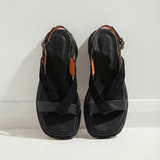 Valetta Cross-Strap Platform Sandal