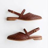 Italian Woven Leather Flats