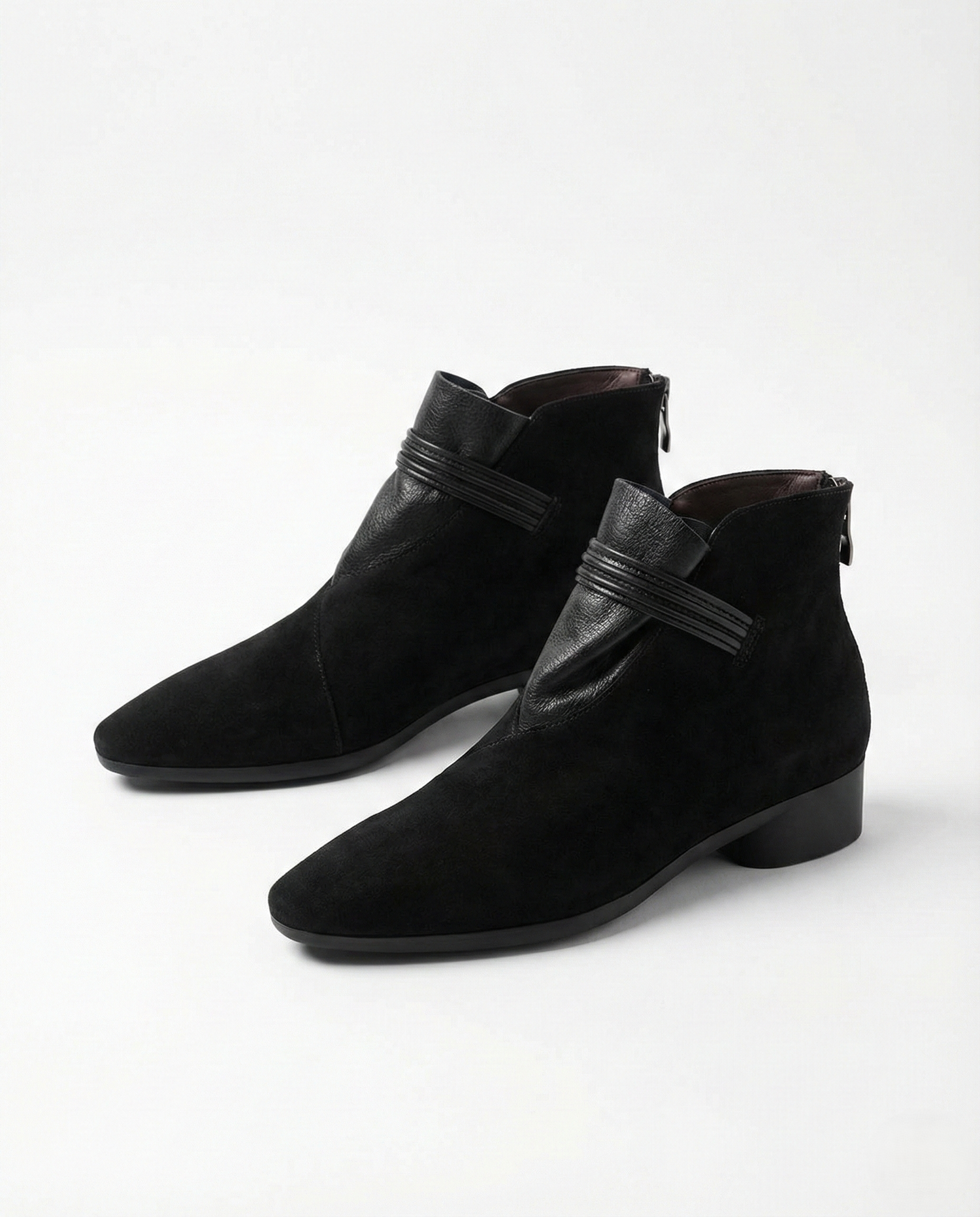 Vivienne Italian Crest Suede Boots
