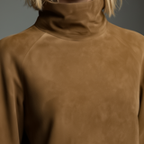 Mira Suede Turtleneck Mini