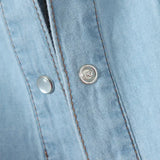 Cool Summer Denim Crop-Top