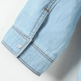 Cool Summer Denim Crop-Top