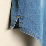 Cool Summer Denim Crop-Top