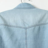 Cool Summer Denim Crop-Top