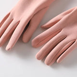 Luxe Touch Pom-Pom Gloves
