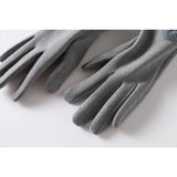 Luxe Touch Pom-Pom Gloves
