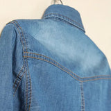 Cool Summer Denim Crop-Top