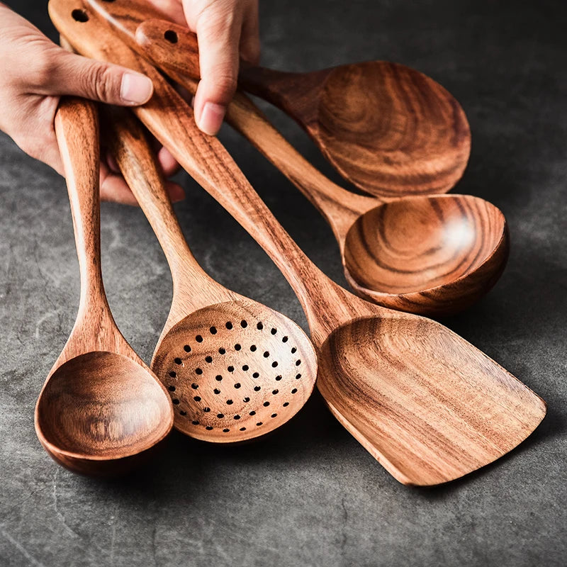 Bohemian Wooden Stirring Spoons