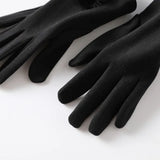 Luxe Touch Pom-Pom Gloves
