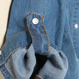 Cool Summer Denim Crop-Top