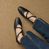 Bondi Leather Closed-Toe Flat