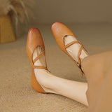 Bondi Leather Closed-Toe Flat