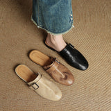 Liora Woven Buckle Mule