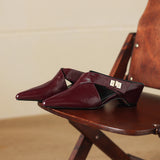 Positano Italian Leather Pointed-Toe Mule