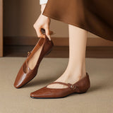Amalfi Italian Leather Mary Jane Pump