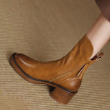 Marcelle Genuine Leather Ankle Boot