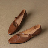 Amalfi Italian Leather Mary Jane Pump