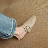 Liora Woven Buckle Mule