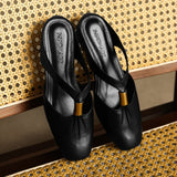Amalfi Genuine Leather Fold Mule