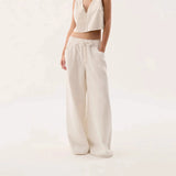 Monaco Drawstring Wide-Leg Jean