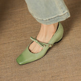 Rosalie Italian leather Bow-Tie Mary Jane Pump