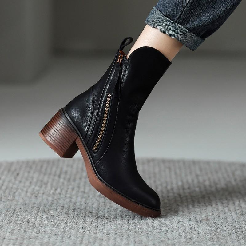 Grazia Ankle Boot in Camel — Boots