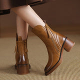 Grazia Ankle Boot in Camel — Boots