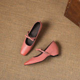 Rosalie Italian leather Bow-Tie Mary Jane Pump
