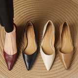 Cassis Italian Leather Kitten Heel