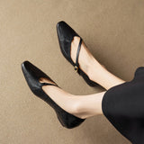 Amalfi Italian Leather Mary Jane Pump