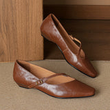 Amalfi Italian Leather Mary Jane Pump